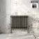 Athens Raw Metal Double Column Horizontal Traditional Radiator 600x785mm