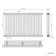 Athens Matt Black Triple Column Horizontal Traditional Radiator 750x1190mm