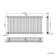 Athens Antique Gold Double Column Horizontal Traditional Radiator 600x1190mm