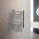 Barcelona Chrome Straight Heated Towel Rail 650x400mm
