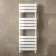 Santorini White Flat Panel Heated Towel Rail 1200x450mm