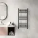 Barcelona Anthracite Straight Heated Towel Rail 1000x500mm