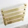 Santorini Brushed Brass Flat Panel Heated Towel Rail 1000x600mm