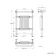 Gibraltar Large Brushed Brass Traditional Heated Towel Radiator (With Overhanging Rail)