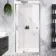 Vienna Easy Clean 8mm Hinged Shower Door 1100mm