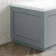 Monaco Dove Grey Wooden Bath End Panel 680mm