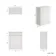 Sicily Fluted Coastal White 600 Toilet Unit