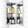 Madelyn Corner Stainless Steel Mirror cabinet 600mm Tall
