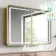 Olivia Matt Brass Illuminated LED Mirror Cabinet 710x1000mm
