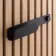 Trepanel Customise® Black Horizontal Metal Hook with Black Screw