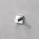 Isla chrome Square Robe Hook