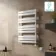 Santorini Electric White Flat Panel Heated Towel Rail 1000x600mm