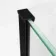 Vienna Matt Black Easy Clean 8mm Hinged Shower Enclosure 1100x900mm
