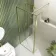 Munich Brushed Brass Framed 8mm Wet Room Shower Glass 700mm & 250mm Pivotal Return Panel