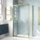 London Brushed Brass 6mm Pivot Shower Enclosure 1000x700mm