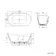 Kensington 1370mm Freestanding Slipper Bath