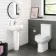 Denver Rimless Comfort Height Close Coupled Toilet With Soft Close Seat