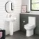 Denver Rimless Comfort Height Close Coupled Toilet With Soft Close Slim Seat