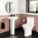 Orlando Rimless Comfort Height Close Coupled Toilet With Soft Close Slim Seat