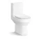 Denver Rimless Comfort Height Close Coupled Toilet & Pedestal Basin Set