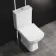 Atlanta Rimless Close Coupled Toilet & Pedestal Basin Set