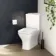 Atlanta Fully Back to Wall Close Coupled Corner Toilet With Soft Close Seat