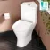 Orlando Rimless Comfort Height Close Coupled Corner Toilet With Soft Close Seat