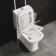 Atlanta Fully Back to Wall Close Coupled Toilet & Pedestal Basin Set