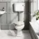 Hudson Traditional Low-Level Toilet With Chalk White Seat & Pedestal Basin - Single Tap Hole
