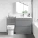 Trent Stone Grey Combination Basin Drawer and Miami Toilet 1300mm