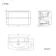 Bali Gloss White Wall Hung Basin Drawer Vanity 800mm