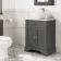 Lucia Graphite Grey Vanity with Marble Top & Round Counter Top Basin 640mm