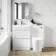 Trent Gloss White Combination Basin Drawer and Boston Toilet 1100mm - Left Handed