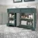 Lucia Midnight Green Double Vanity with Marble Top & Undermount Basins 1200mm