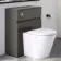 Foster Tungsten Grey Back To Wall Unit and Boston Toilet