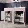 Bermuda Cashmere Pink Double Basin Vanity 1200mm