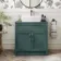 Milos Mystic Green Vanity with Troy Basin 800mm - Traditional Handles