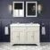 Lucia Chalk White Double Basin Vanity 1200mm