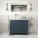 Lucia Inky Blue Vanity with Marble Top & Round Counter Top Basin 1030mm