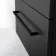 Elba Matt Black Wall Hung Basin Drawer Vanity 600mm