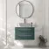 Omaha Mystic Green Wall Hung Drawer Vanity with Marble Top 800mm - Excludes Counter Top Basin