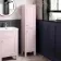 Bermuda Cashmere Pink Floor Standing Tall Cabinet 1500x350mm