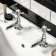 Nene Traditional Chrome Hot and Cold Basin & Bath Taps Set
