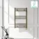 Barcelona Electric Antique Gold Straight Heated Towel Rail 800x500mm