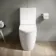 Utah Rimless Close Coupled Toilet With Premium Soft Close Seat