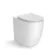 Utah Rimless Comfort Height Back To Wall Toilet With Premium Soft Close Slim Seat