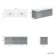 Trent Stone Grey Wall Hung Double Basin Drawer Vanity 1200mm