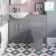 Quartz Stone Grey Basin Vanity and Back To Wall Toilet Unit 1050mm
