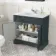Lucia Inky Blue Vanity with Marble Top & Undermount Basin 830mm