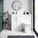 Mersey Gloss White Combination Vanity Basin and Houston Toilet 1000mm